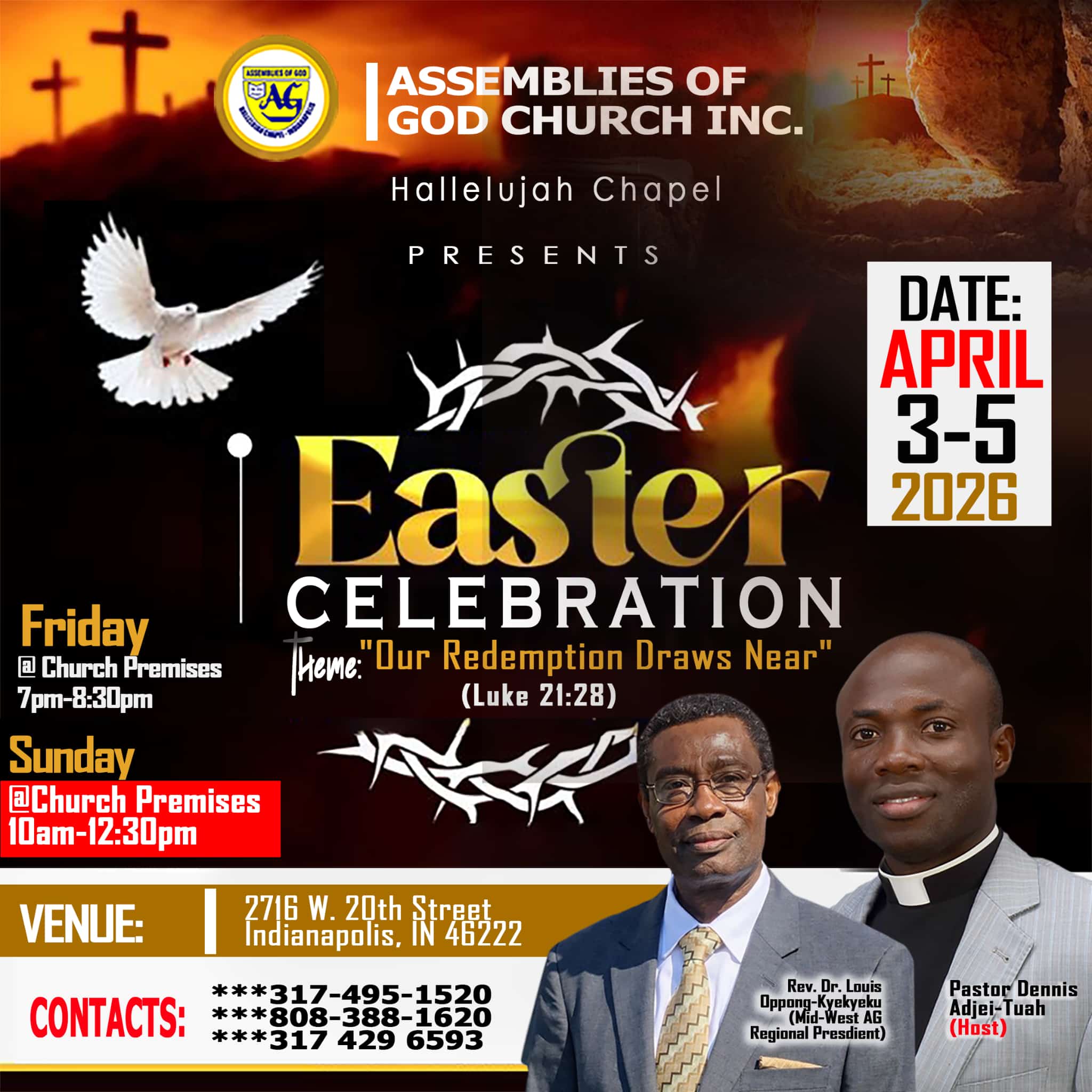 Easter Celebration 2026 flyer